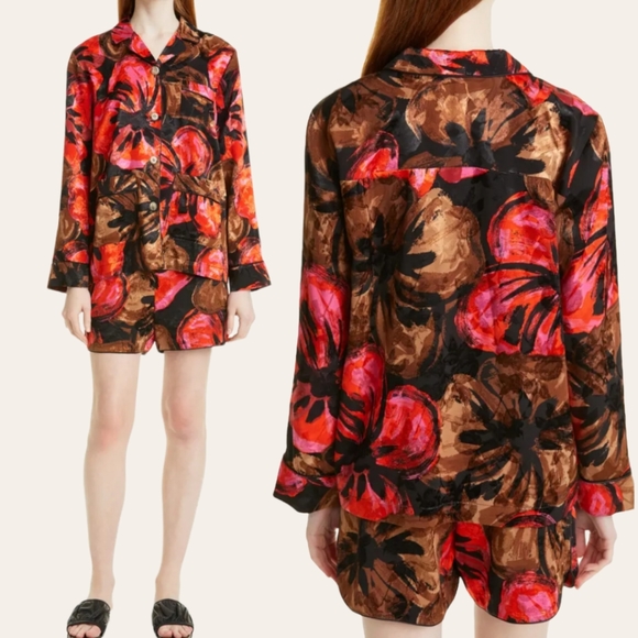 Stine Goya Tjasa Floral Jacquard Blouse. NWT. Size Small - Picture 1 of 8